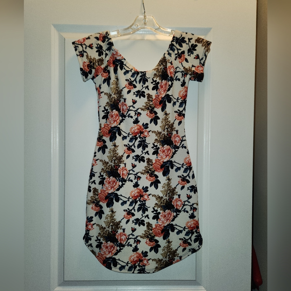 Floral mini dress